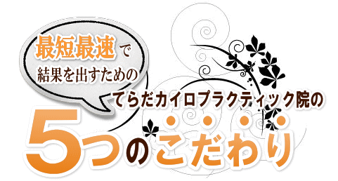 最短最速で結果を出すための5つのこだわり